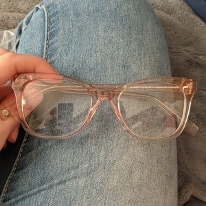 Warby parker glasses. No prescription lense